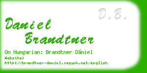 daniel brandtner business card